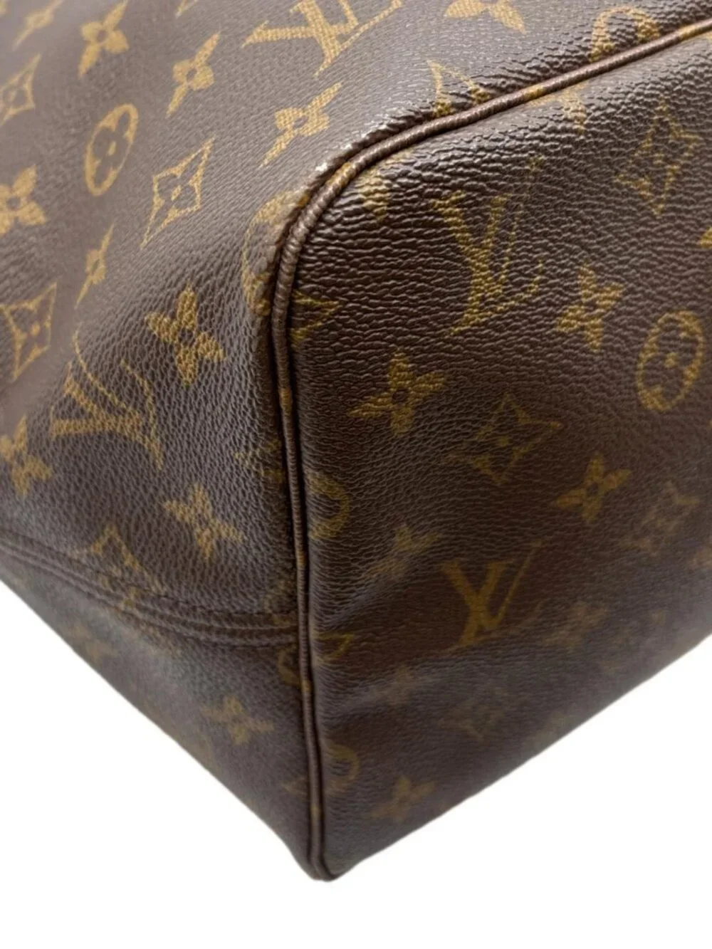 Louis Vuitton Neverfull GM Monogram Canvas Tote Bag Brown
